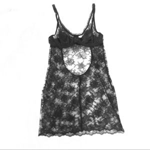 Victoria Secret 34c sexy black lace lingerie